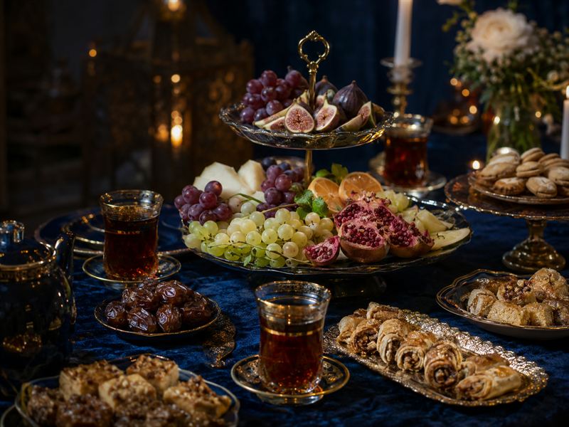 Light refreshments served at the post-fast reception